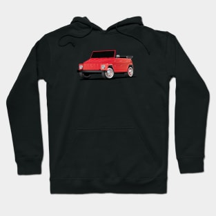 Red Thing Top Down Hoodie